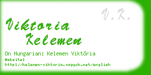 viktoria kelemen business card