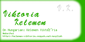 viktoria kelemen business card